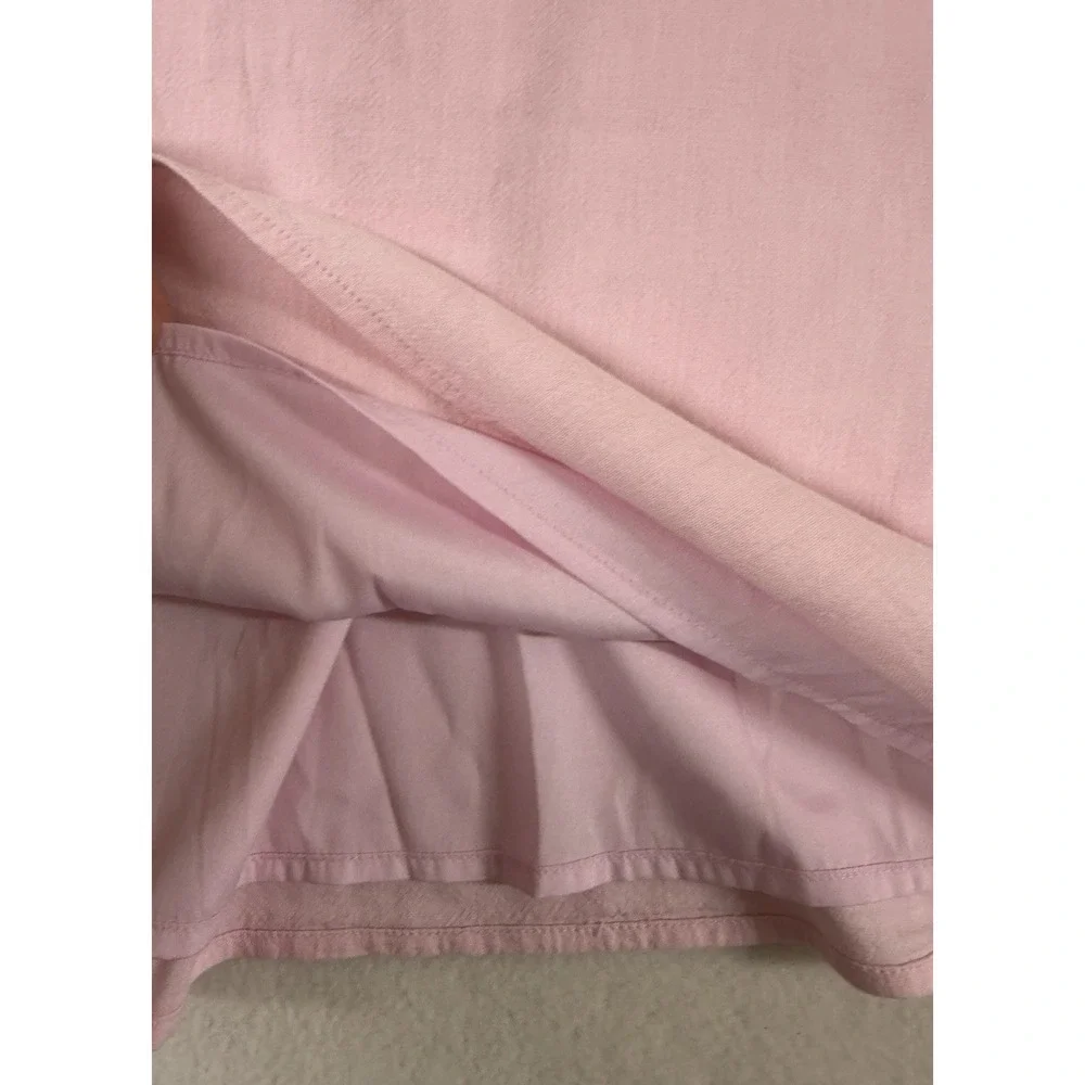 Hollister‎ Dress XL Milkmaid Puff Sleeve Smocked Short Eyelet Lace Y2K NWT Pink